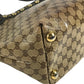 GUCCI 336667 GG crystal Logo studs Tote Bag shoulder bag Shoulder Bag Leather / Coated Canvas Beige Used