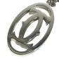 CARTIER T1220148 Charm Key Holder Bag Charm 2C Decor Charm Logo Necklace Choker Chain Necklace Accessory Pendant top Metal Silver Used