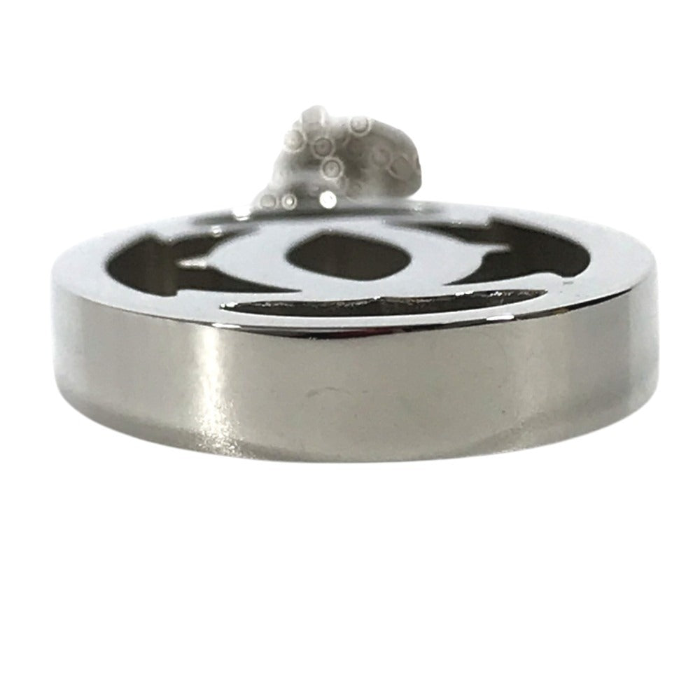 CARTIER T1220148 Charm Key Holder Bag Charm 2C Decor Charm Logo Necklace Choker Chain Necklace Accessory Pendant top Metal Silver Used