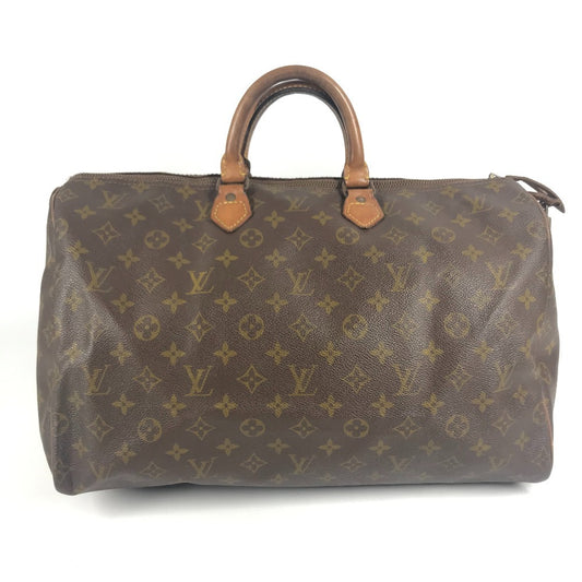 LOUIS VUITTON M41522 Monogram Old Type Speedy40 Speedy 40 Bags Tote Bag Mini Duffle Bag Hand Bag MonogramCanvas Brown Used