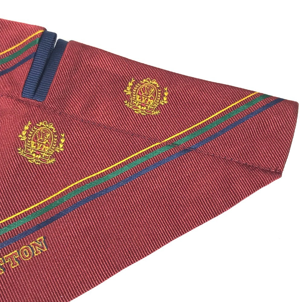 LOUIS VUITTON GI1261 Dog Bandana MM Dog Bandana MM Pet dog Collar cotton Red/Navy Used