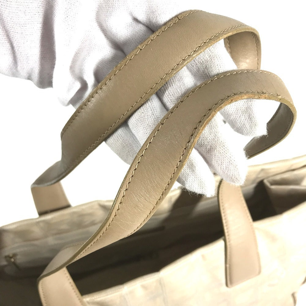 CHANEL A15991 CC CC Mark logo New Travel Line MM New Travel Line MM Shoulder bag, handbag, shoulder bag Tote Bag Leather / Nylon Jacquard Beige Used