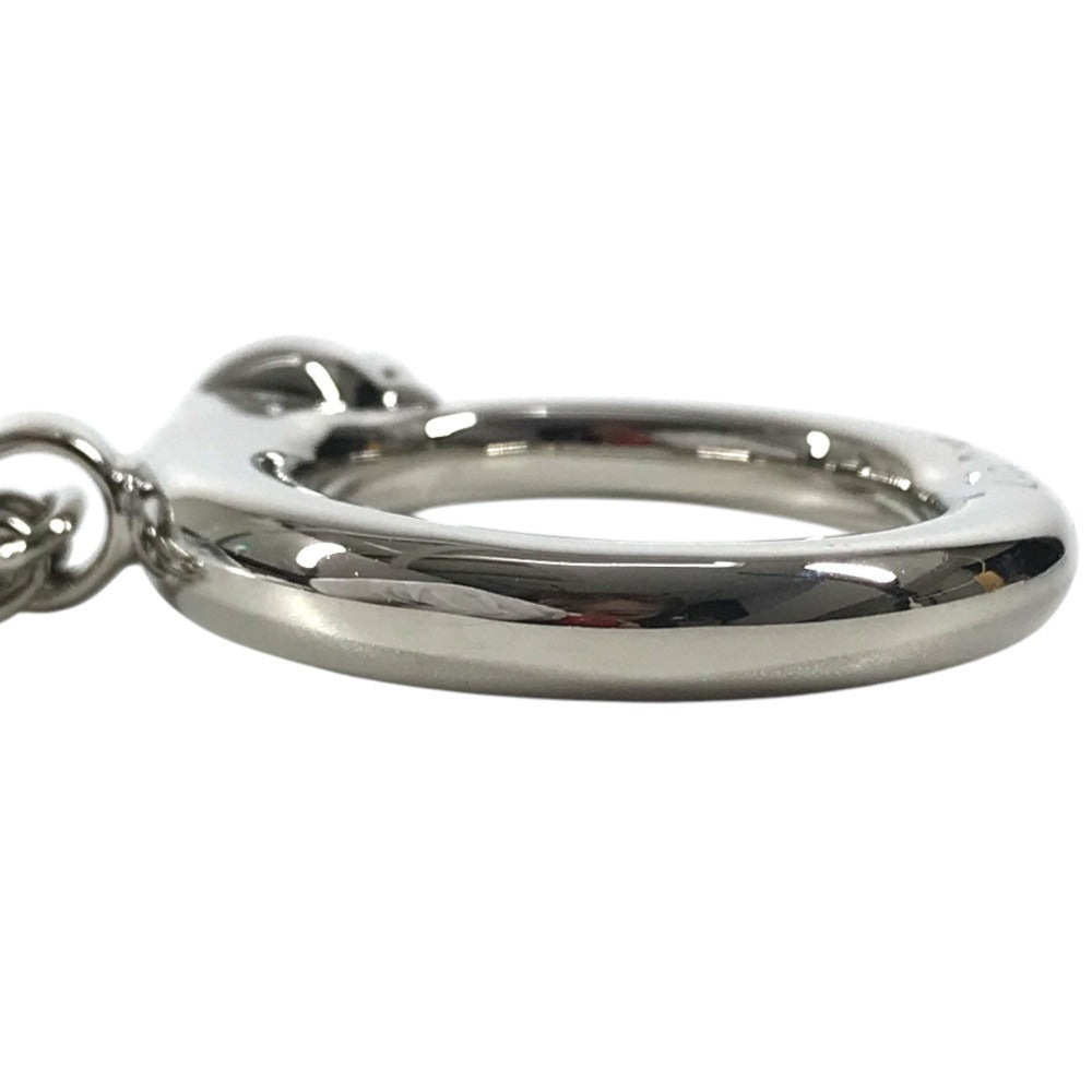 CARTIER Charm Key Holder Bag Charm Panther logo Necklace Choker Chain Necklace Accessory Pendant top Metal Silver Used