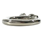 CARTIER Charm Key Holder Bag Charm Panther logo Necklace Choker Chain Necklace Accessory Pendant top Metal Silver Used