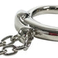CARTIER Charm Key Holder Bag Charm Panther logo Necklace Choker Chain Necklace Accessory Pendant top Metal Silver Used