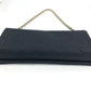 CHANEL Party bag Logo Faux Pearl Rhinestone Bijoux Flap Chain Bag Handbag Shoulder Bag Shoulder Bag Satin Black Used