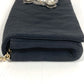CHANEL Party bag Logo Faux Pearl Rhinestone Bijoux Flap Chain Bag Handbag Shoulder Bag Shoulder Bag Satin Black Used