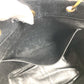 CHANEL CC CC Mark logo chocolate bar Bag Tote Bag Shoulder Bag Double Chain Chain Bag Shoulder Bag cotton Black Used