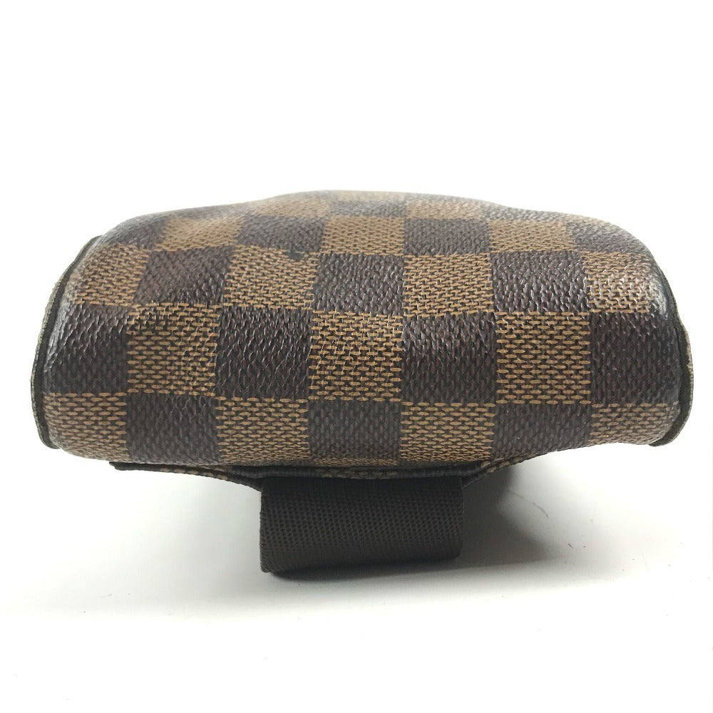 LOUIS VUITTON N51994 Damier Geronimos old Bag Shoulder Bag Waist Pouch body bag Damier Canvas Ebene Brown Used