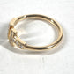 TIFFANY&Co. K18 Gold 18K T-wire logo diamond Accessory Jewelry Ring Au750 Gold Used