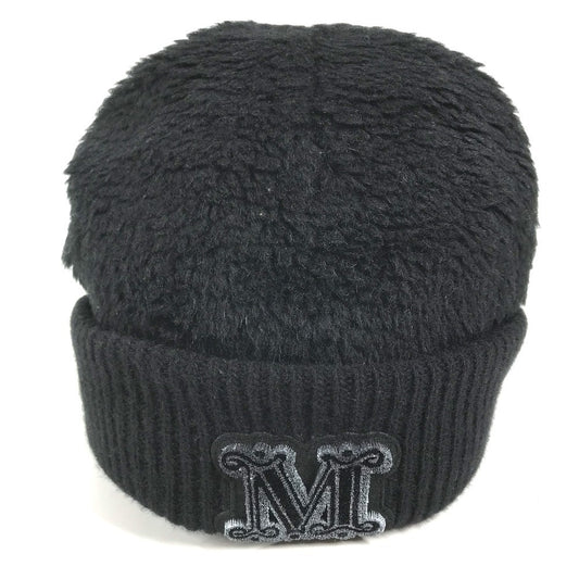 MAX MARA Teddy Bear M Logo beanie hat knit hat knit cap Knit hat alpaca / wool Knit hat Used
