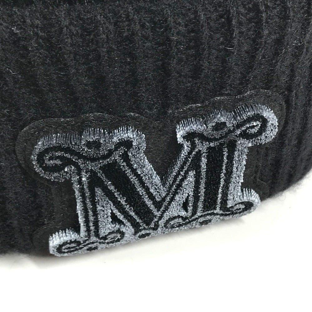 MAX MARA Teddy Bear M Logo beanie hat knit hat knit cap Knit hat alpaca / wool Knit hat Used
