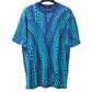 LOUIS VUITTON 不明 Kusama Yayoi Collaboration LV x YK All Over Pumpkin Crew Neck Short-sleeved apparel top, polka dot shirt, T-shirt RW232H knit cotton blue/Green Used