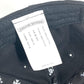 CHROME HEARTS Vertical logo mesh hat cap baseball cap cotton White/Black Used