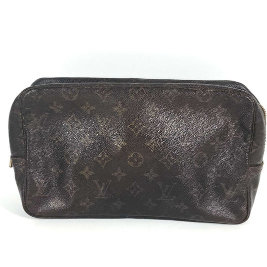 LOUIS VUITTON M47522 Monogram Trousse Toilette 28 Trousse Toilette 28 Cosmetics Pouch Clutch Bag Cosmetics Pouch MonogramCanvas Brown Used