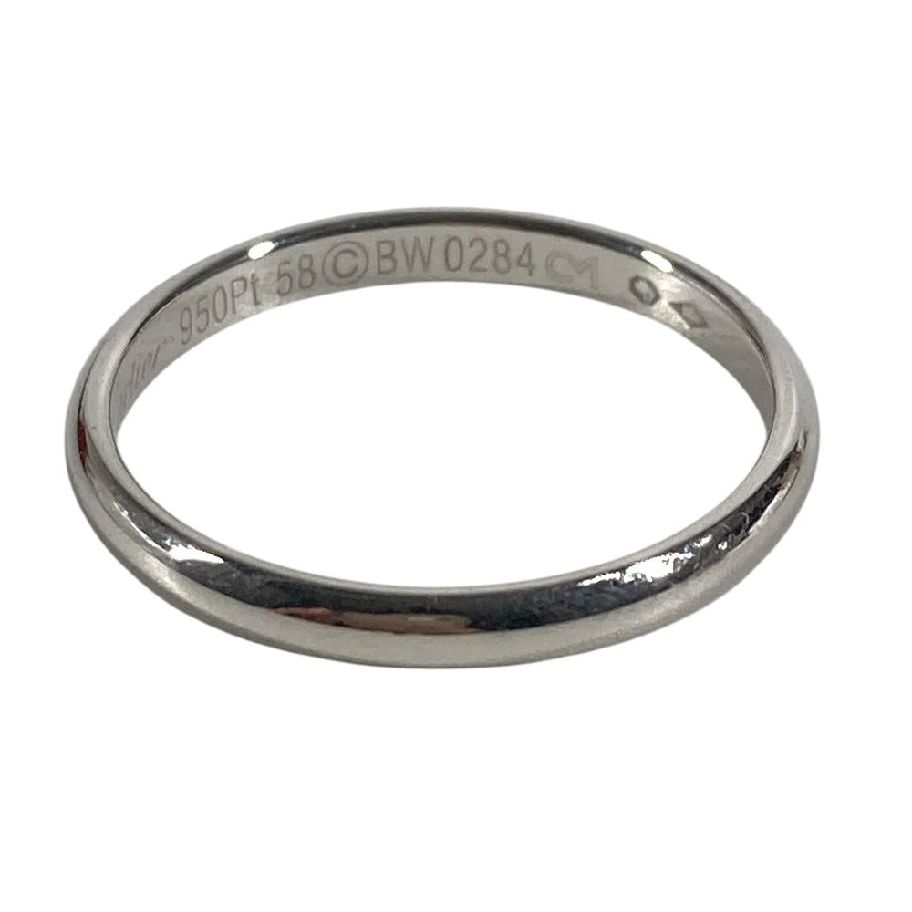 CARTIER Platinum Accessory Jewelry Ring Pt950 Silver Used