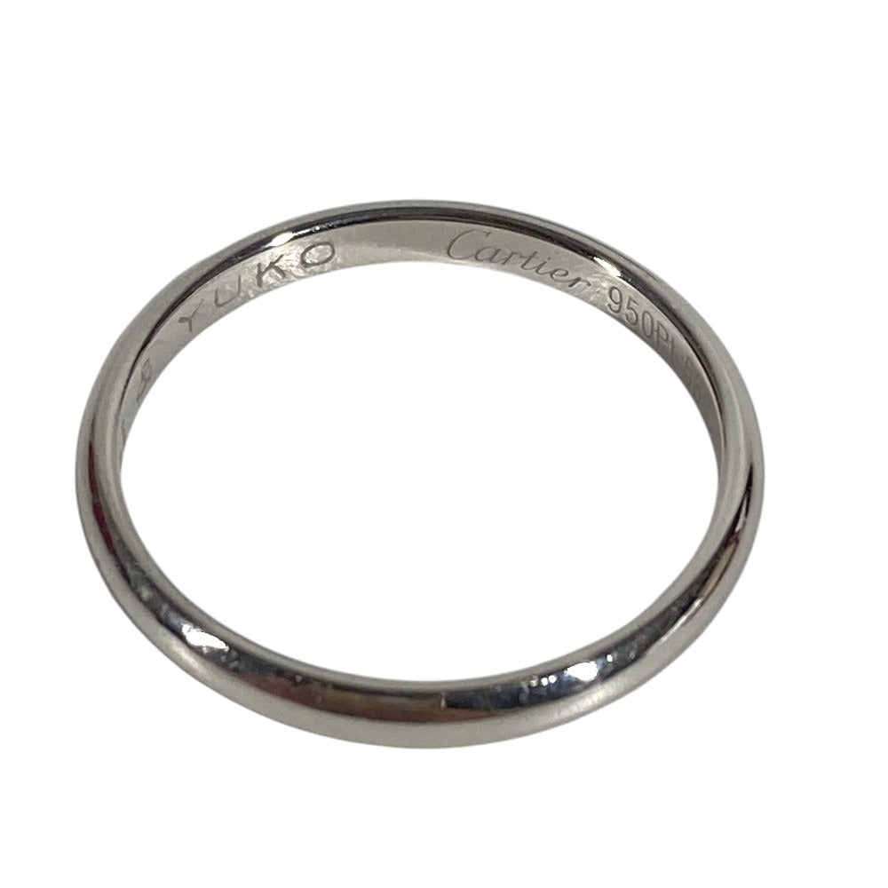 CARTIER Platinum Accessory Jewelry Ring Pt950 Silver Used