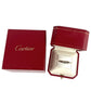 CARTIER Platinum Accessory Jewelry Ring Pt950 Silver Used