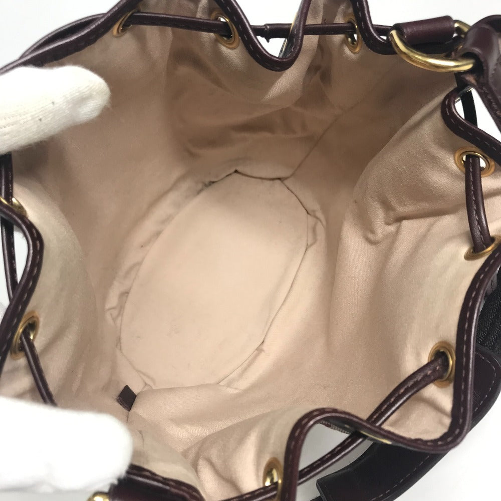 LOUIS VUITTON M92686 Monogram mini Noelie Bag Hand Bag Drawstring Bag Shoulder Bag Monogram Mini Canvas Slys Red Used