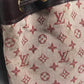 LOUIS VUITTON M92686 Monogram mini Noelie Bag Hand Bag Drawstring Bag Shoulder Bag Monogram Mini Canvas Slys Red Used