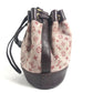 LOUIS VUITTON M92686 Monogram mini Noelie Bag Hand Bag Drawstring Bag Shoulder Bag Monogram Mini Canvas Slys Red Used
