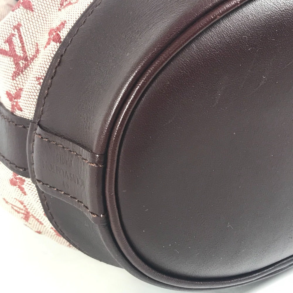 LOUIS VUITTON M92686 Monogram mini Noelie Bag Hand Bag Drawstring Bag Shoulder Bag Monogram Mini Canvas Slys Red Used