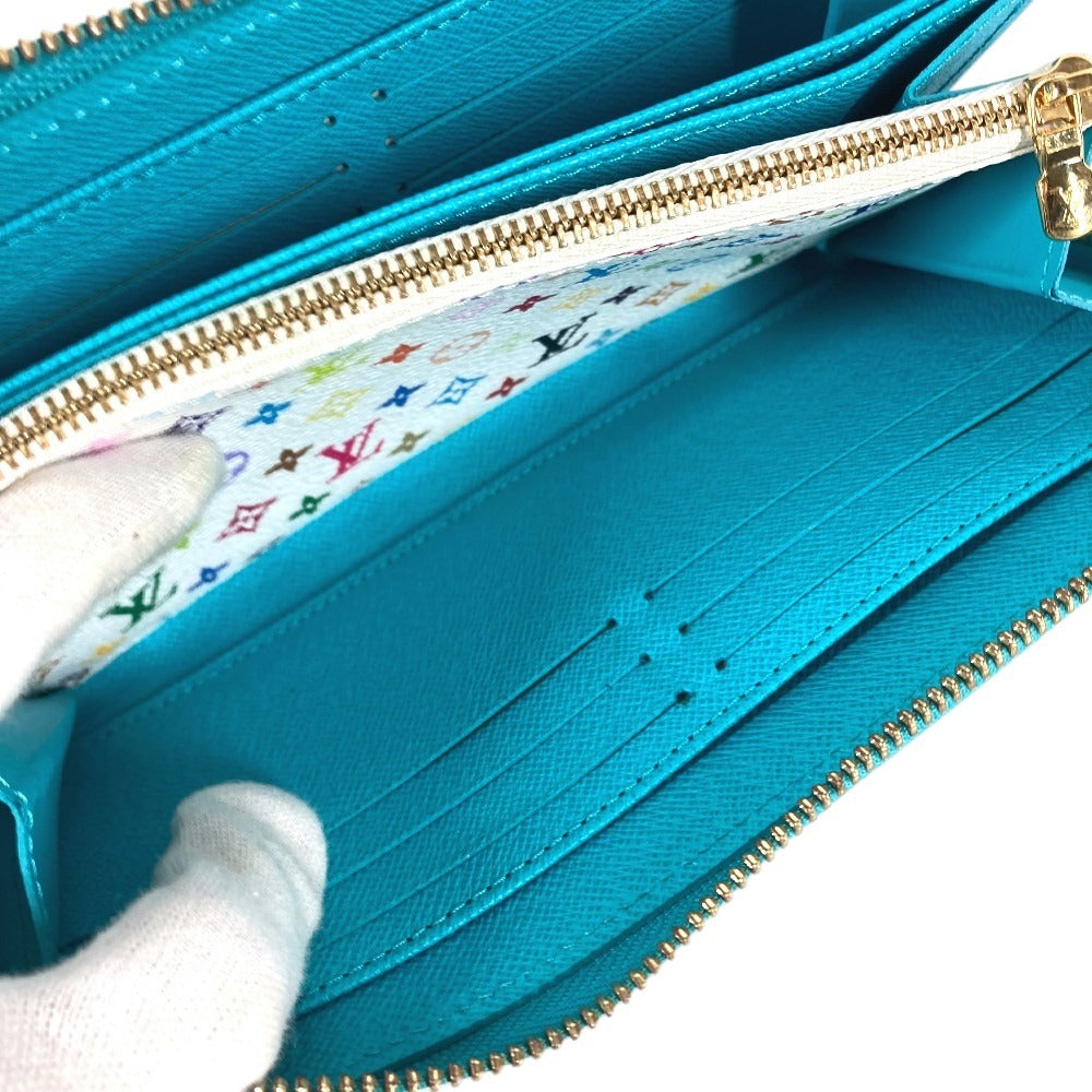 LOUIS VUITTON M14158 LV x TM Takashi Murakami Epi Zippy wallet Long wallet Zip Around Long Wallet Epi Leather Kabira Blue blue Used