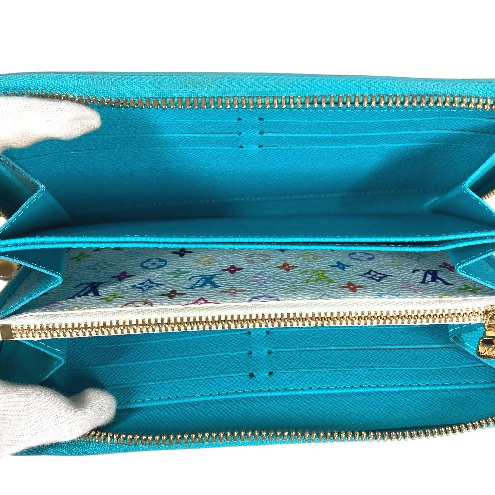 LOUIS VUITTON M14158 LV x TM Takashi Murakami Epi Zippy wallet Long wallet Zip Around Long Wallet Epi Leather Kabira Blue blue Used