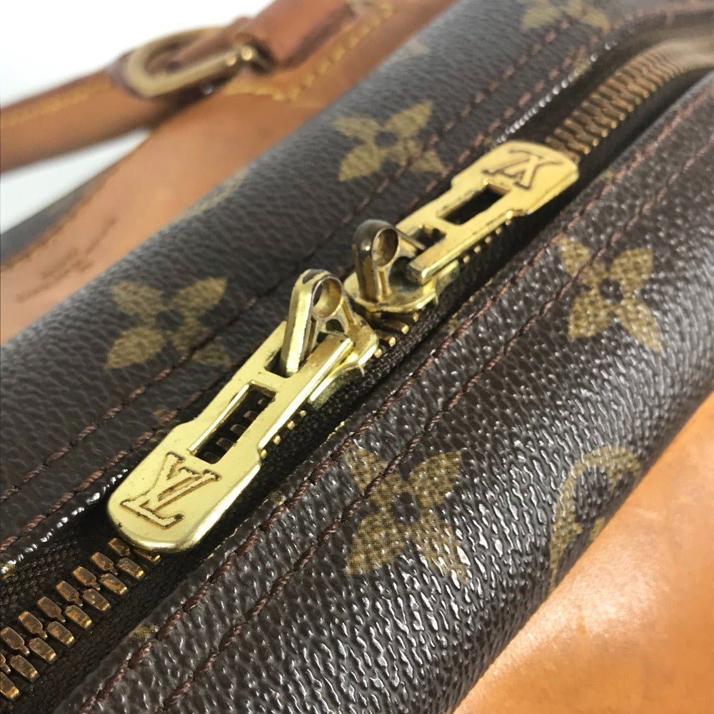 LOUIS VUITTON M47270 Monogram Deauville Bags Tote Bag Mini Duffle Bag Hand Bag MonogramCanvas Brown Used