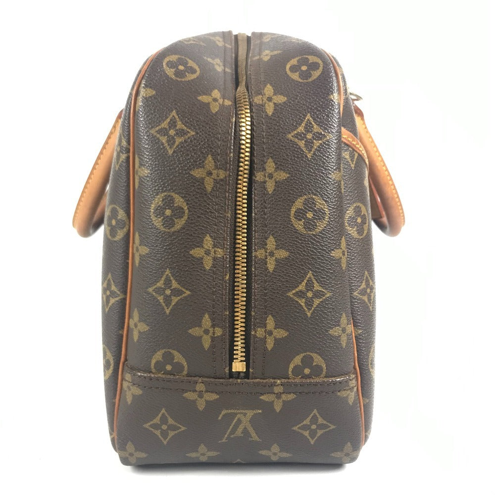 LOUIS VUITTON M47270 Monogram Deauville Bags Tote Bag Mini Duffle Bag Hand Bag MonogramCanvas Brown Used