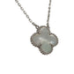 Van Cleef & Arpels K18 Gold 18K Shell Vintage Alhambra Necklace Accessories Jewelry Chain Necklace Necklace WG750 Silver Used