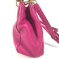 GUCCI 336032 Logo Bamboo 2-Way Bag Bag, Shoulder Bag, Crossbody Bag Hand Bag Leather Purple pink Based Used