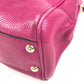 GUCCI 336032 Logo Bamboo 2-Way Bag Bag, Shoulder Bag, Crossbody Bag Hand Bag Leather Purple pink Based Used