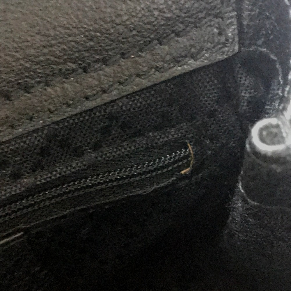 GUCCI Bamboo Pochette Bag, 2-Way Handbag/Shoulder Bag, Suede/Leather, Women's, Black/Brown