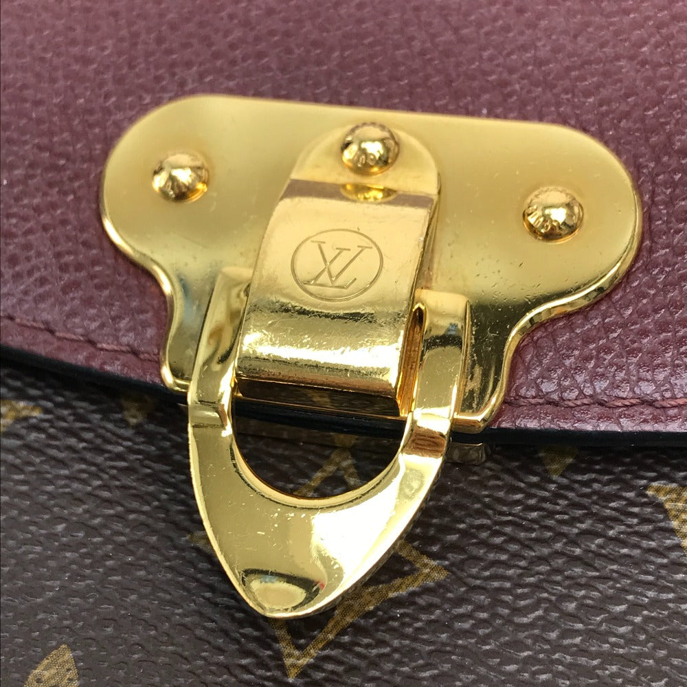 LOUIS VUITTON M43715 Monogram Saint-Placide One-Shoulder Bag in Monogram Canvas, Women's, Bordeaux Brown
