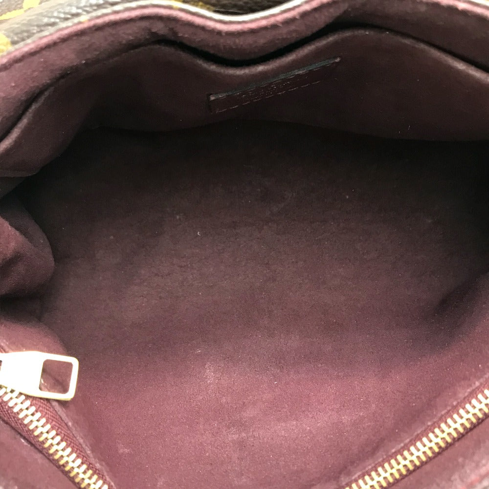 LOUIS VUITTON M43715 Monogram Saint-Placide One-Shoulder Bag in Monogram Canvas, Women's, Bordeaux Brown
