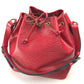 LOUIS VUITTON M44107 Epi Petit Noe One-Shoulder Bag, Epi Leather, Women's, Castilian Red