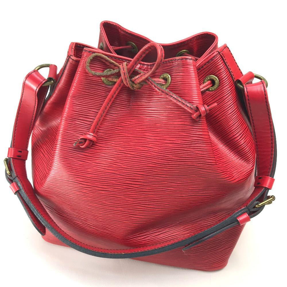 LOUIS VUITTON M44107 Epi Petit Noe One-Shoulder Bag, Epi Leather, Women's, Castilian Red