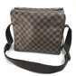 LOUIS VUITTON N45255 Damier Naviglio Messenger Bag Shoulder Bag Damier Canvas Women's Ebene Brown