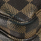 LOUIS VUITTON N45255 Damier Naviglio Messenger Bag Shoulder Bag Damier Canvas Women's Ebene Brown