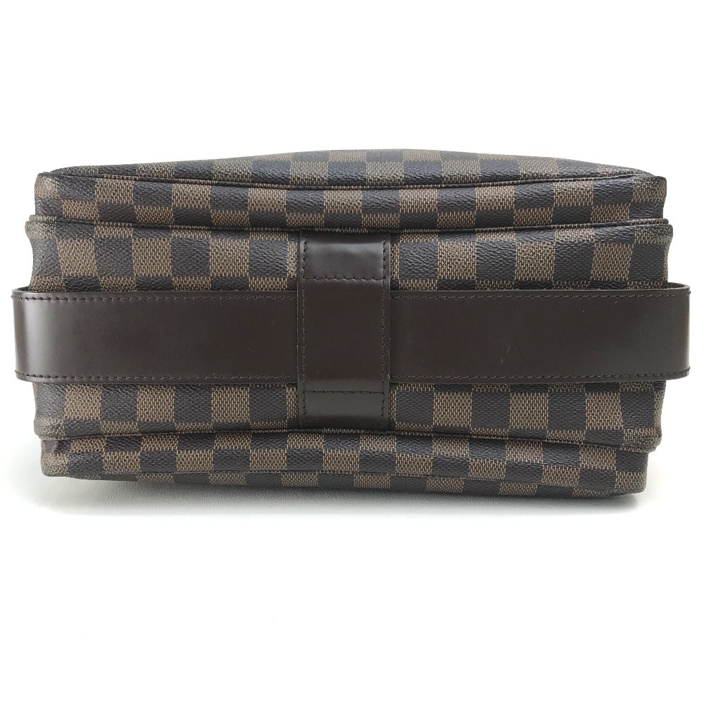 LOUIS VUITTON N45255 Damier Naviglio Messenger Bag Shoulder Bag Damier Canvas Women's Ebene Brown