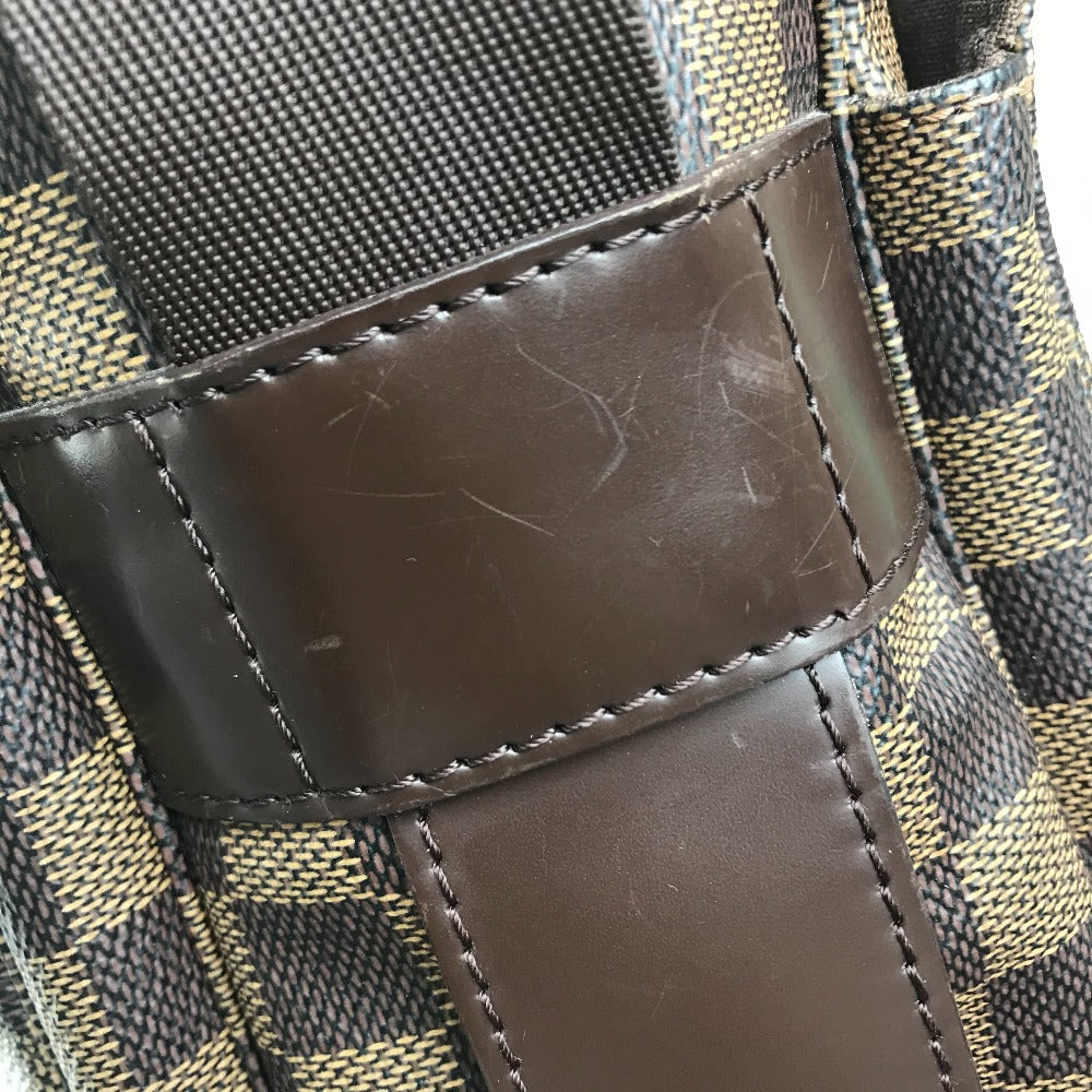 LOUIS VUITTON N45255 Damier Naviglio Messenger Bag Shoulder Bag Damier Canvas Women's Ebene Brown