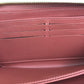 LOUIS VUITTON M62318 Monogram Zippy Venice Long Wallet Patent Leather Women's Ville Rose Pink Beige