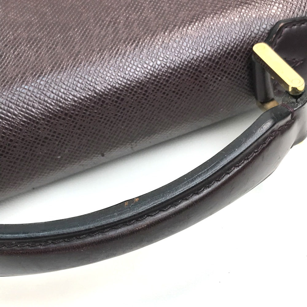 LOUIS VUITTON M30036 タイガ セルヴィエット モスコバ カバン ハンドバッグ ビジネスバッグ タイガレザー メンズ アカジュー ボルドー系