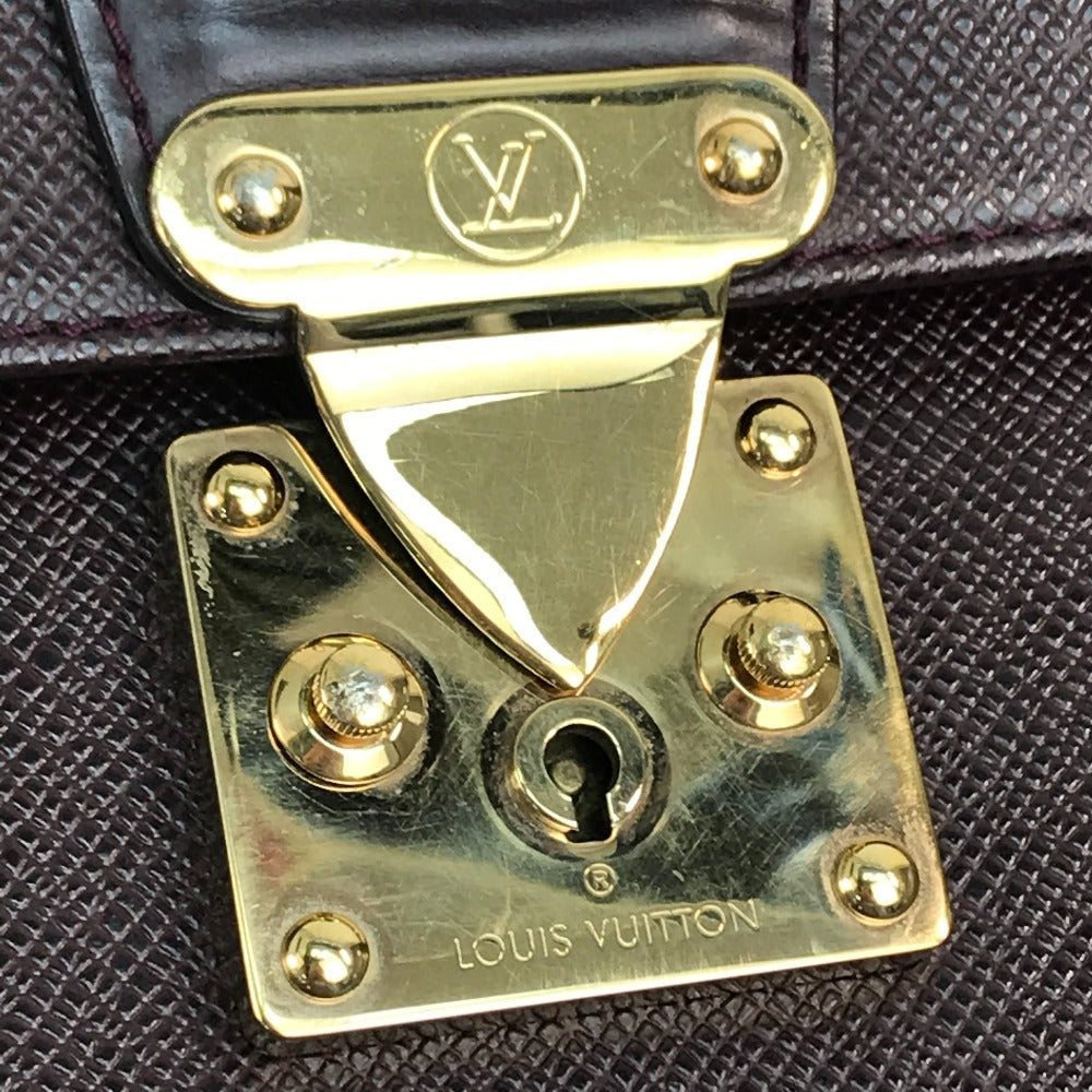 LOUIS VUITTON M30036 タイガ セルヴィエット モスコバ カバン ハンドバッグ ビジネスバッグ タイガレザー メンズ アカジュー ボルドー系