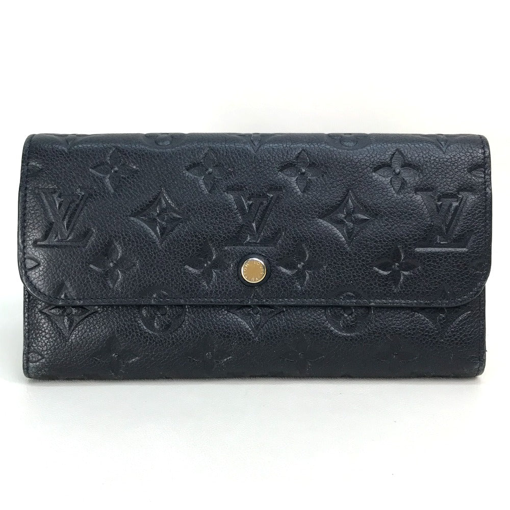 LOUIS VUITTON M60258 モノグラムアンプラント ポルトフォイユ・ヴィルトゥオーズ 長財布 モノグラムアンプラントレザー レディース アンフィニ ネイビー
