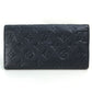 LOUIS VUITTON M60258 モノグラムアンプラント ポルトフォイユ・ヴィルトゥオーズ 長財布 モノグラムアンプラントレザー レディース アンフィニ ネイビー