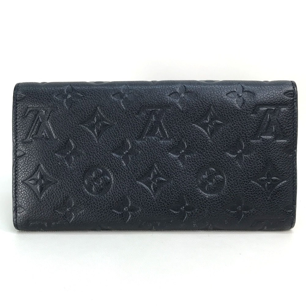 LOUIS VUITTON M60258 モノグラムアンプラント ポルトフォイユ・ヴィルトゥオーズ 長財布 モノグラムアンプラントレザー レディース アンフィニ ネイビー