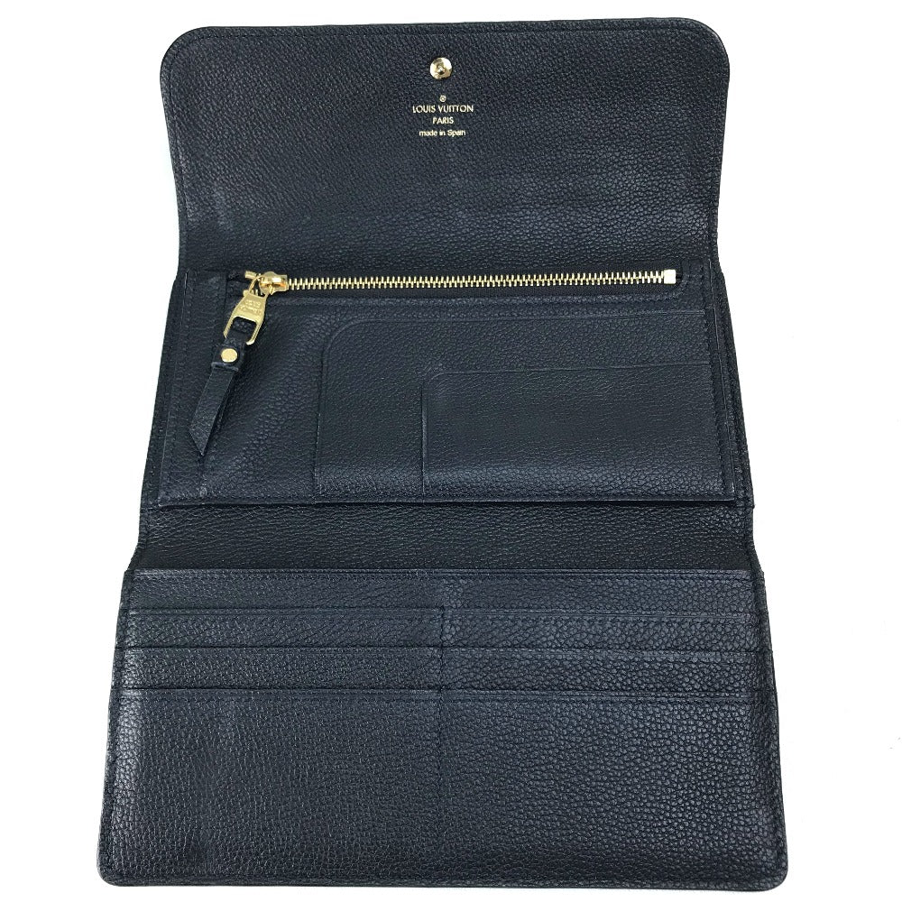 LOUIS VUITTON M60258 モノグラムアンプラント ポルトフォイユ・ヴィルトゥオーズ 長財布 モノグラムアンプラントレザー レディース アンフィニ ネイビー