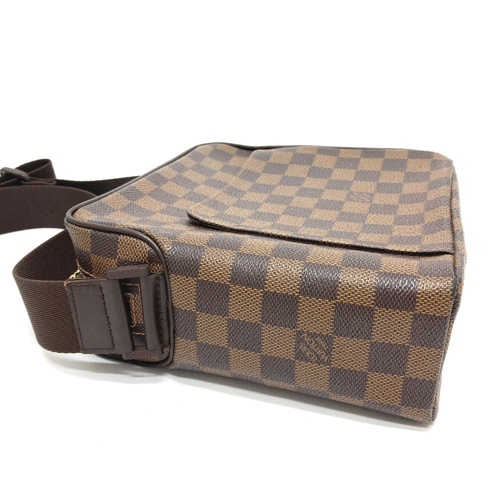 LOUIS VUITTON N41442 Damier Olaf PM Shoulder Bag, Pochette, Damier Canvas, Unisex, Ebene Brown